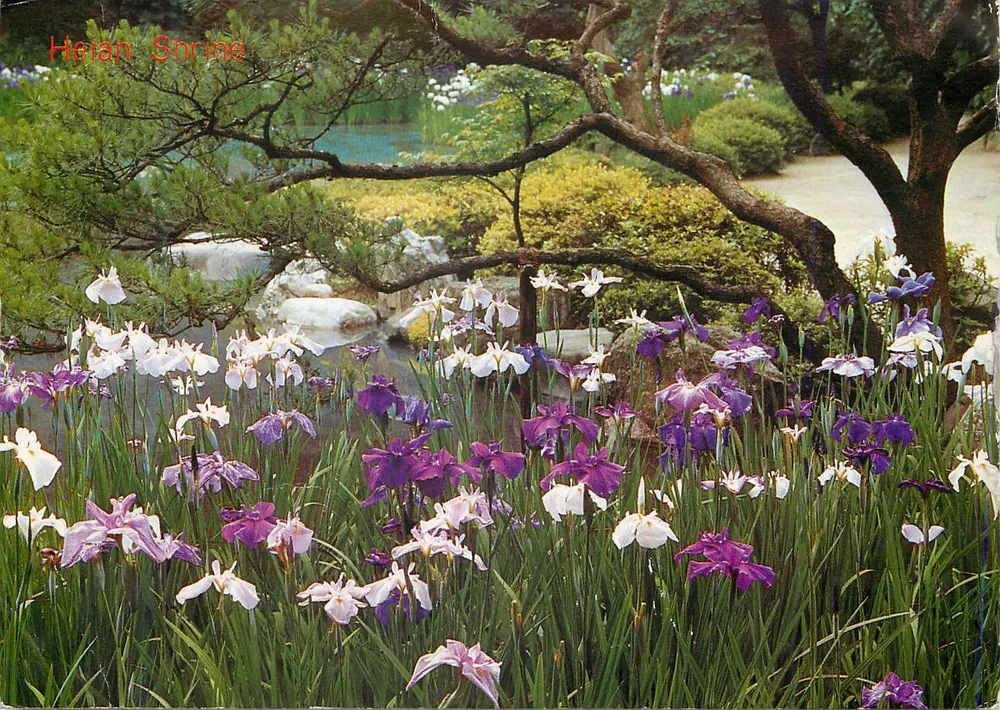 Garten des Heian-Schreins — Kyoto — Verleger NBC (Nippon Beauty Colour) Nr. 553 - Vorderseite