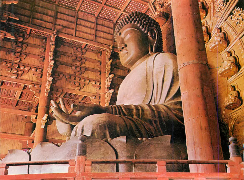 O grande Buda de Nara — Nara, Japão — cartão postal - Frente