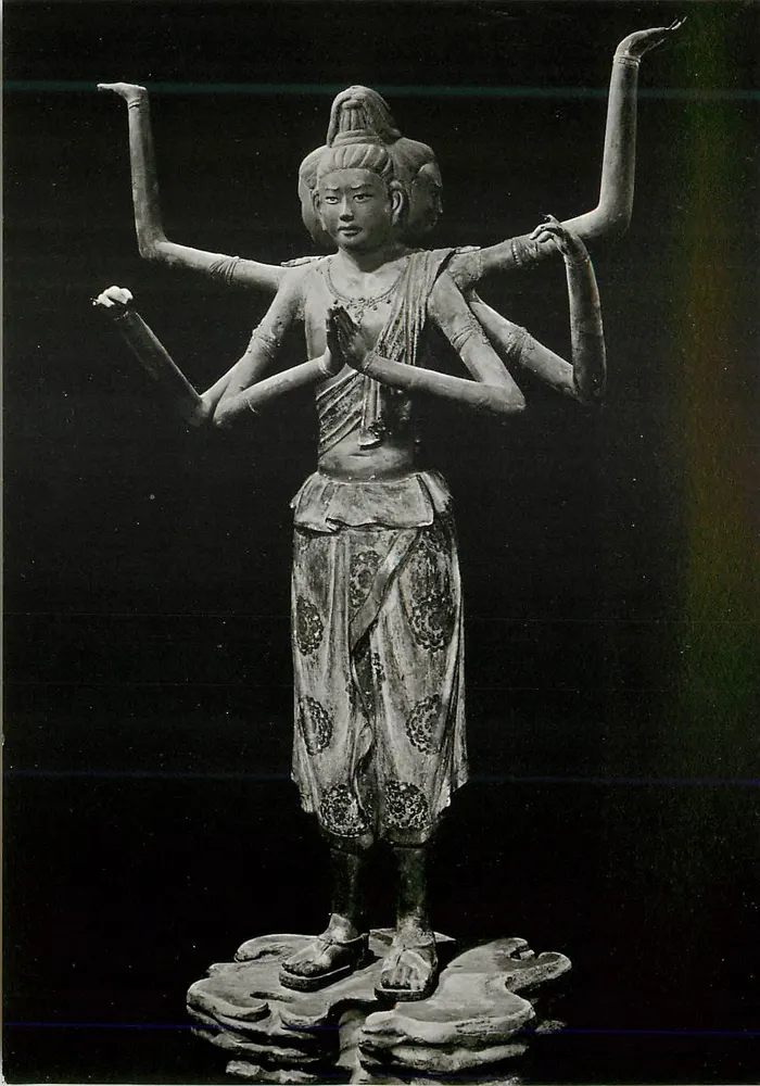 Statue des Asura — Tempel Kofukuji — Nara - Vorderseite