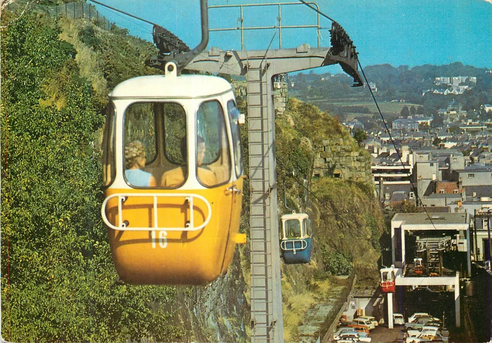 Cable Cars, Fort Regent — Jersey — éditeur Jarrold & Sons Ltd - Recto