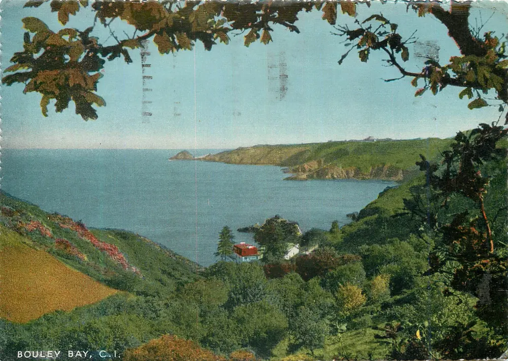 Bouley Bay, C.I. — vista costeira — Publicado por Premier Printers, Jersey 7121 - Frente