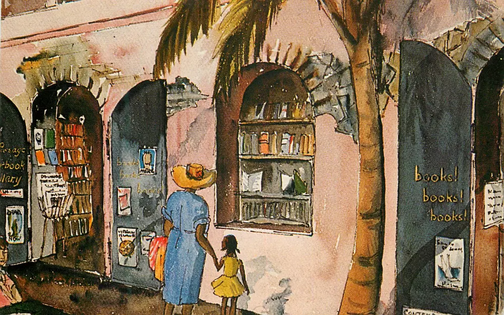 Palm Passage — St. Thomas, Ilhas Virgens — Paperbook Gallery - Frente