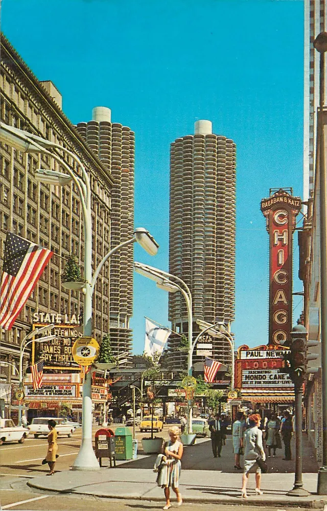 Chicago — State Street at Randolph — DEXTER PRESS, DT-80622-B - Awers