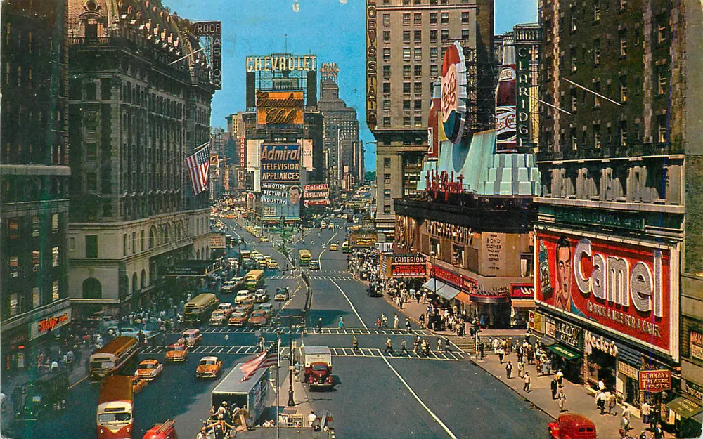 Times Square — New York City — Alfred Maritzer, Inc. n°39-33 29th St. - Front