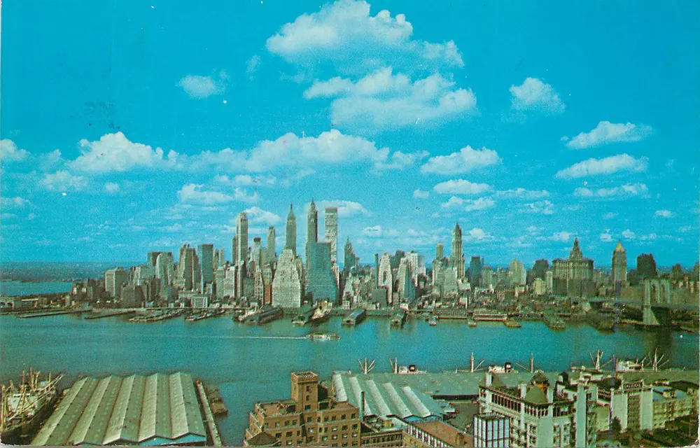 Lower Manhattan Skyline — New York City — Dexter Press, Inc. N° DR-70348-B - Front