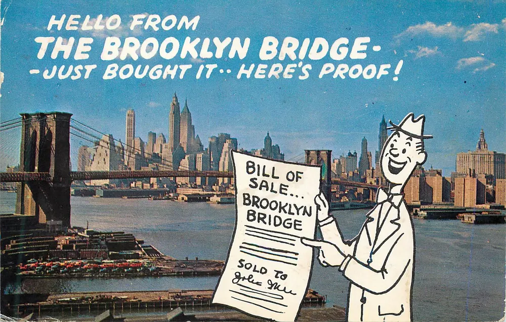 Brooklyn Bridge — Just Bought It… Here's Proof! — Colourpicture Publishers - Vorderseite