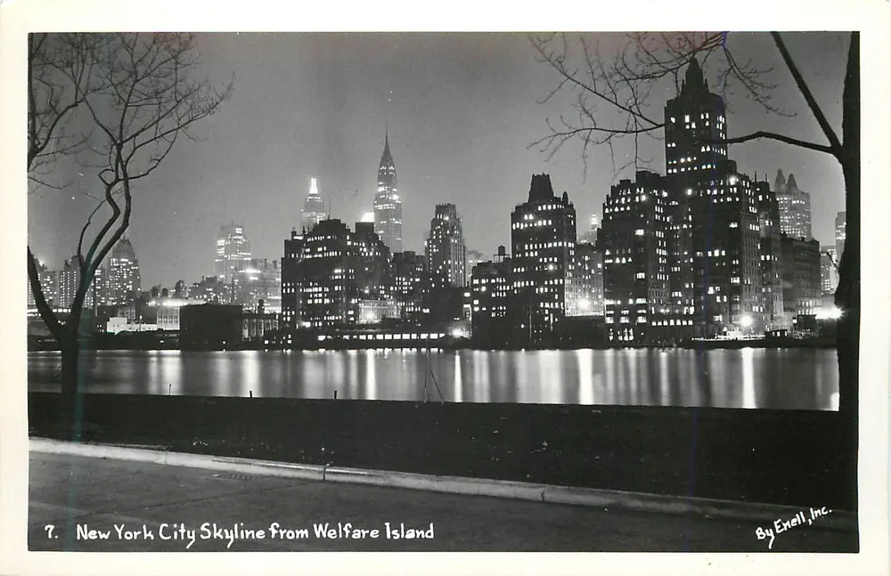 New York City Skyline from Welfare Island — By Enell, Inc. — n°7 - Recto