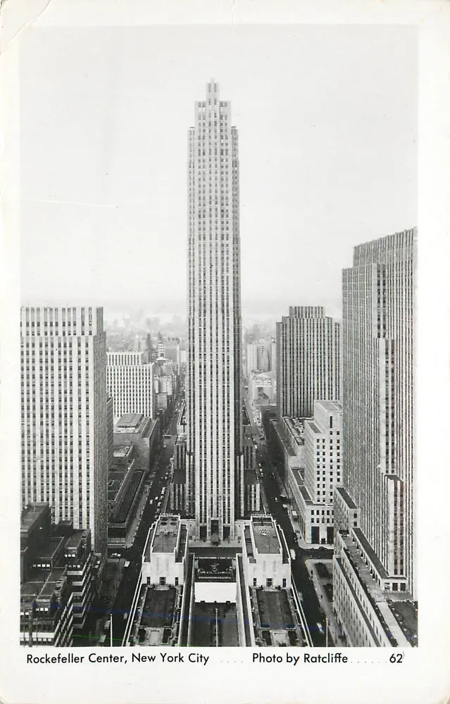 Rockefeller Center, Nova York — Foto por Ratcliffe — série 62 - Frente