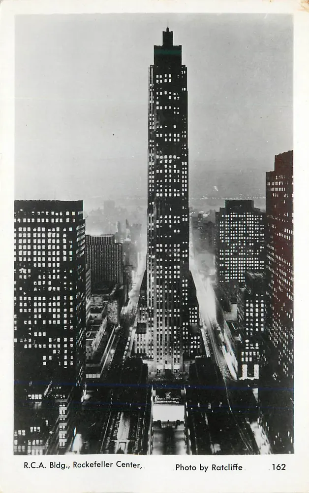 Edifício R.C.A., Centro Rockefeller — Foto de Ratcliffe, n° 162 - Frente