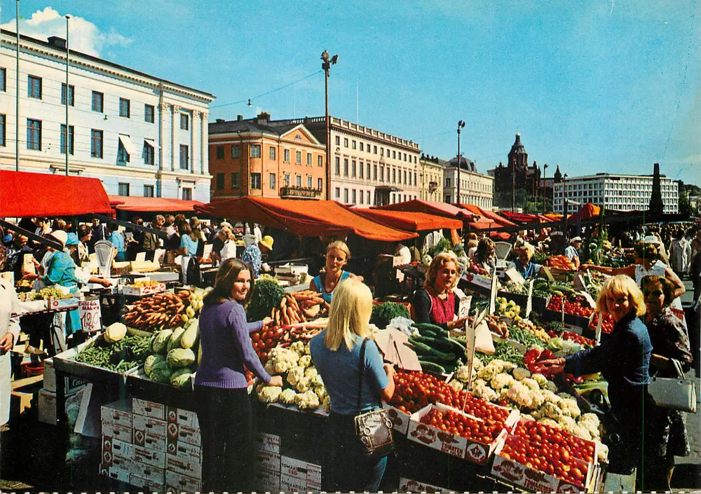 Markt von Helsinki — Marktplatz — Grako - Vorderseite