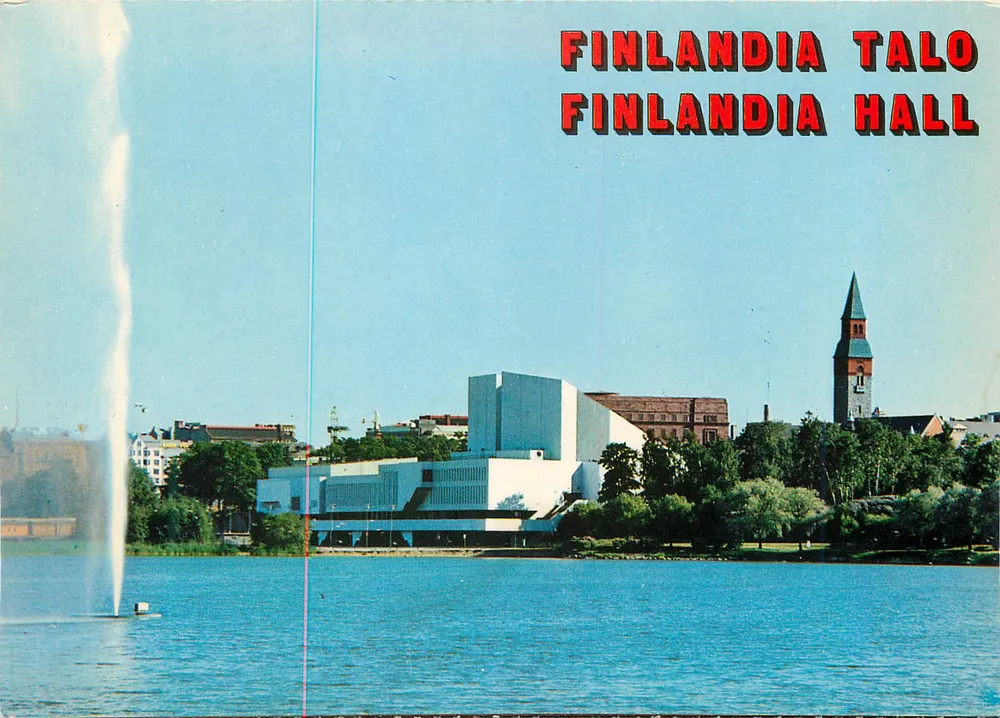 Finlandia Hall — Helsinki, Finlande — éditeur Grako - Recto
