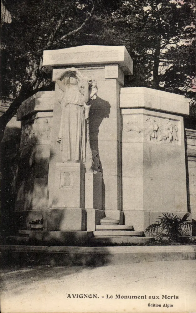 Avignon - O Monumento aos Mortos — Edição Alpia - Frente