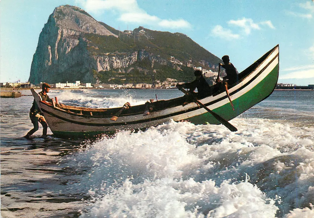 De Roche van Gibraltar — zeeuwschouw met visserij — Garcia Garrabella & Cia. n°35 - Voorkant