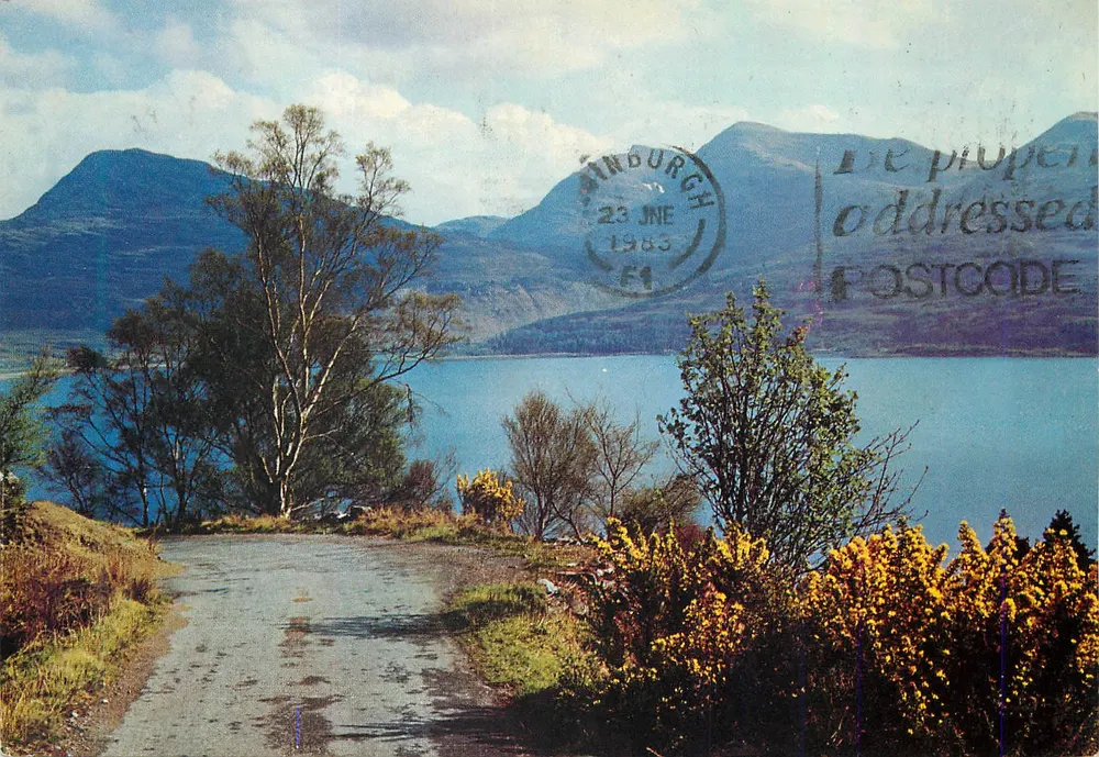 Loch Torridon from the Alligin Road, Ross-shire — DRG J. Arthur Dixon — n° PRO/8471 - Recto