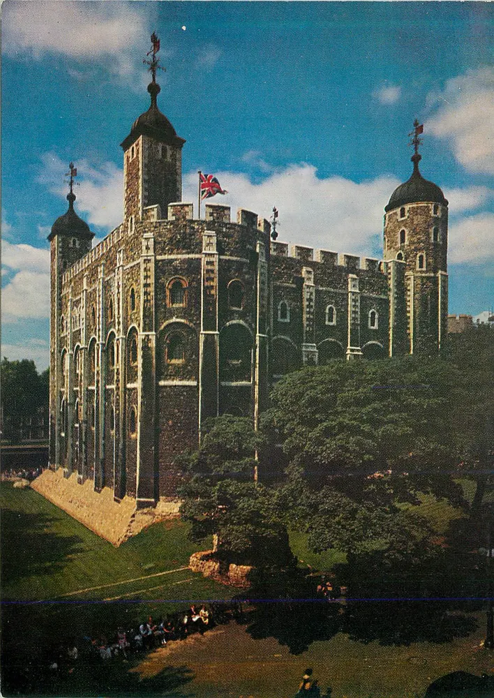 A Torre de Londres — A Torre Branca — editor Colin Richardson Printers Limited - Frente