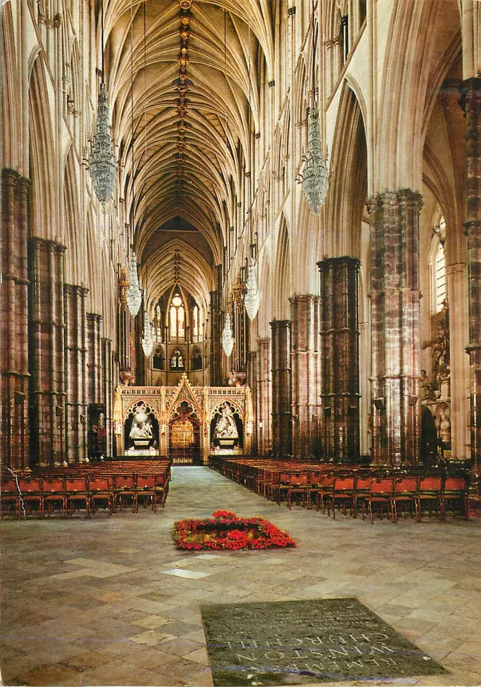 A Nef da Abadia de Westminster — vista interior — Photo Precision Precision Limited, R2793 - Frente
