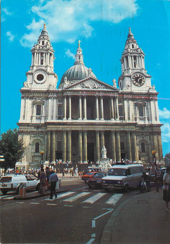 Cathédrale Saint-Paul — Façade — Thomas & Benacci Ltd. n° Lo87 - Recto