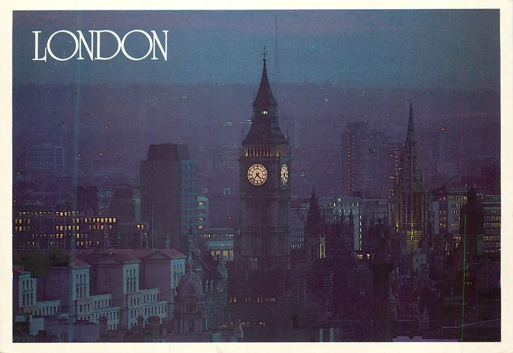 Londres — vista noturna do Big Ben — Thomas Bucci Ltd. - Londres - Frente