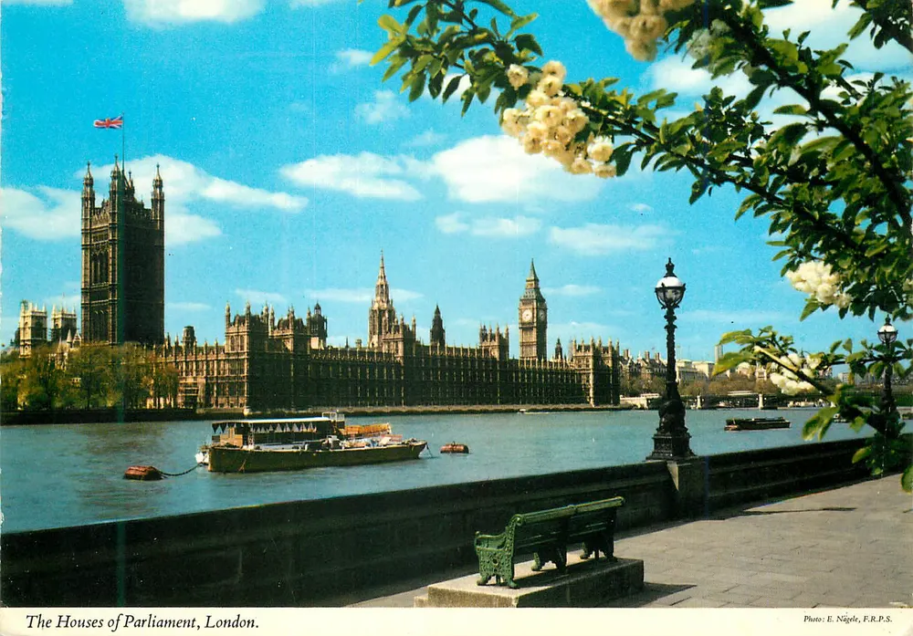 Die Säle des Parlaments, London — Foto E. Nägele, F.R.P.S. - Vorderseite