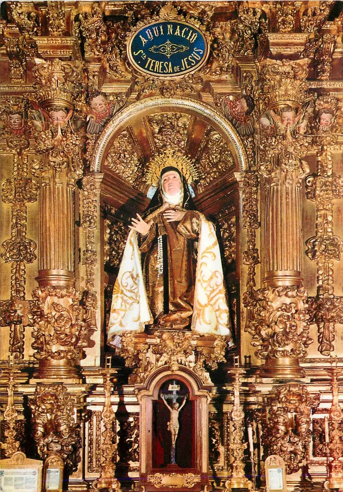 Heiligtum von Santa Teresa de Jesús — Ávila — Verleger Fournier-Vitoria, n° VI.75 - Vorderseite