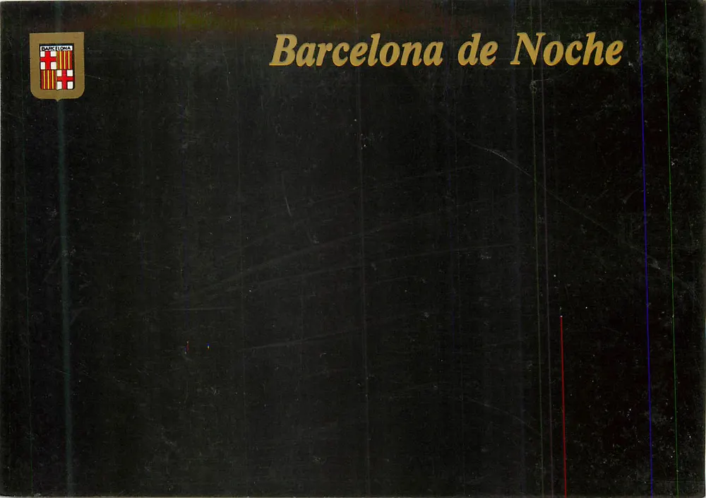 Barcelona à Noite — edição bilingue catalão/francês — COMERCIAL ESCUDO DE ORO, S.A. - Frente