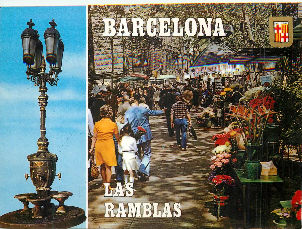 Barcelona — Las Ramblas — Editor Escudo de Oro, n° 343 - Frente