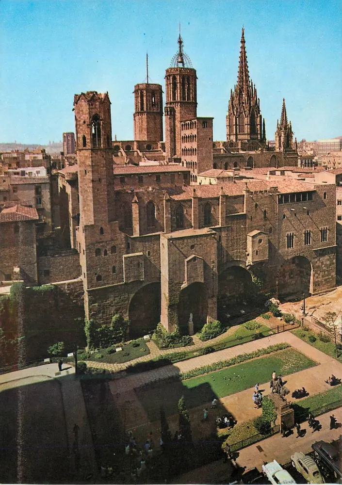 Barcelona — Bairro Gótico — editor Campaña, n° B 0271 - Frente