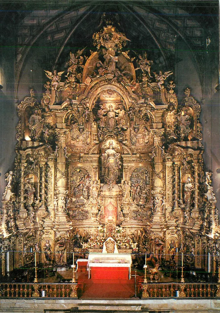 Cadaqués (Costa Brava) — Monumentaal barok altaar van 1729 — FOTO-EDICIONES Catalán Ibarz - Voorkant