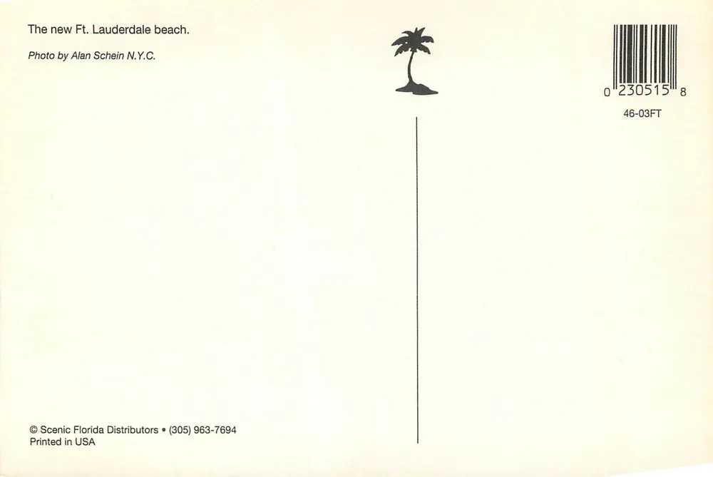 FT. LAUDERDALE — praia — Scenic Florida Distributors - Verso