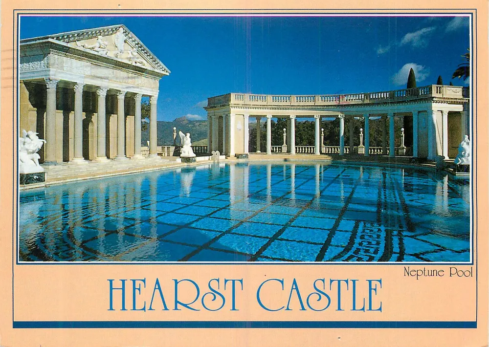 Castelo Hearst — Piscina Neptune — Impact Publications #1665 - Frente