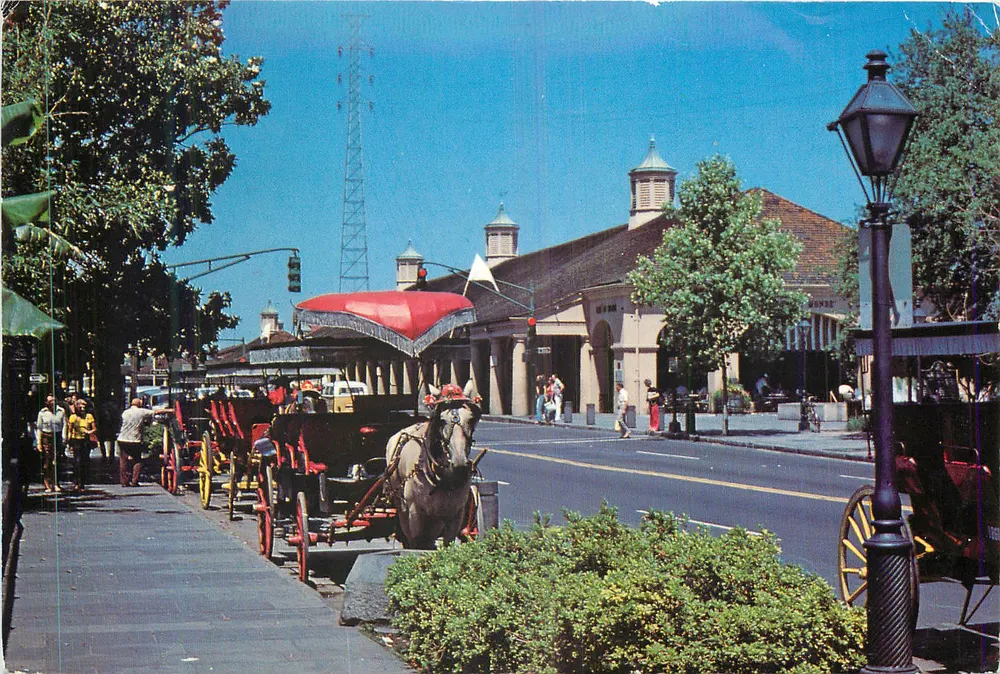 Französischer Markt — New Orleans — Verlag: Grant L. Robertson, Metairie, Louisiana 70001 - Vorderseite