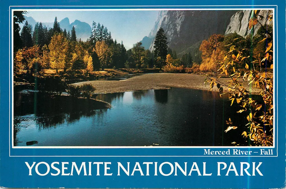 Río Merced – Caida — Parque Nacional de Yosemite — Colorscape Photo Prints - Anverso