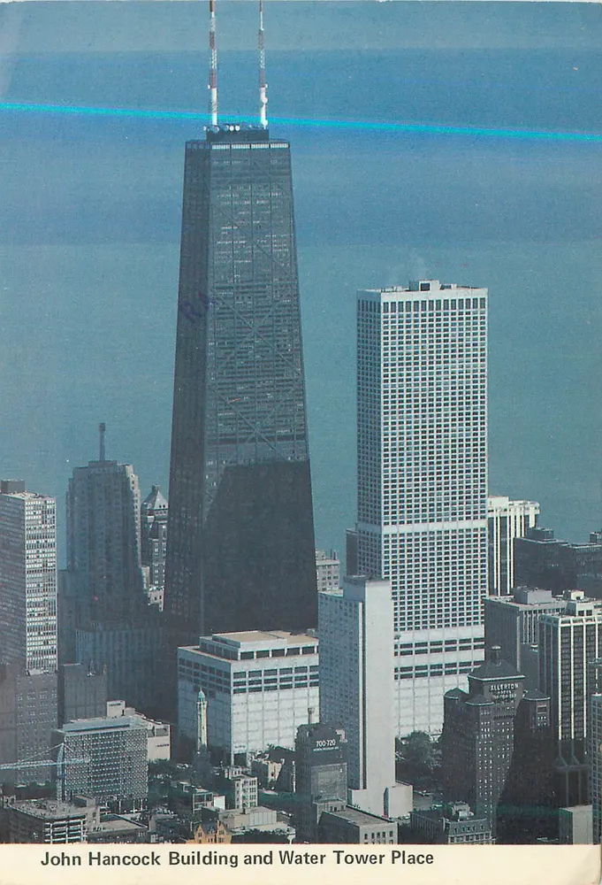 Chicago — John Hancock Building und Water Tower Place — The Aero Co. - Vorderseite