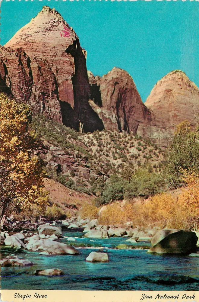 Virgin River — Zion National Park — George Mc Company, Utah - Vorderseite