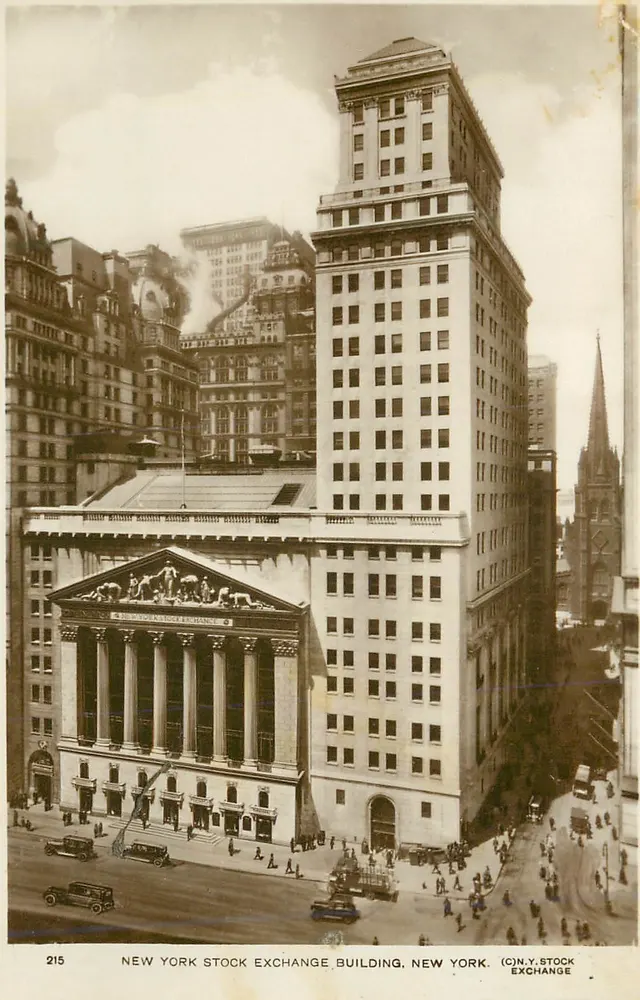 New York Stock Exchange Building — New York — L. Jonas & Co., Inc. n°215 - Vorderseite