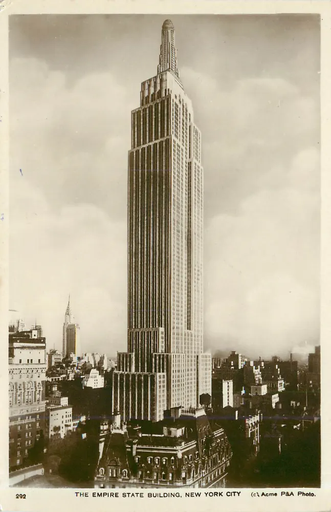 O arranha-céu Empire State Building — Nova York — Acme P&A Photo, n°292 - Frente