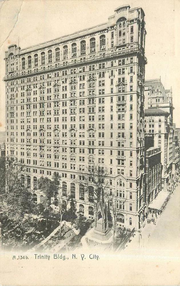 Trinity Bldg., N. Y. City — editor The Roto-Graph Co., N.Y. City — n° de série A.134b - Frente