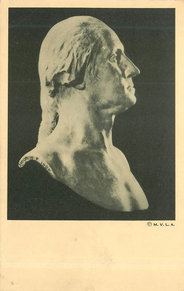 Porträt von George Washington — von Jean Antoine Houdon, 1785 — M.V.L.A. - Vorderseite