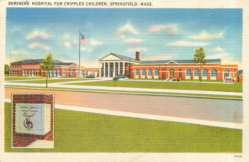 Kinderkrankenhaus für behinderte Kinder — Springfield, Mass. — Tichnor News Company, n° 64338 - Vorderseite