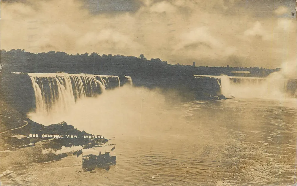 Niagara Falls — Ogólny widok — wydawca nieznany, nr serii 356 - Awers