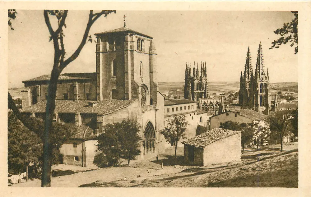Burgos — Iglesia de San Esteban y la Catedral — Ediciones García Carrabilla - Vorderseite