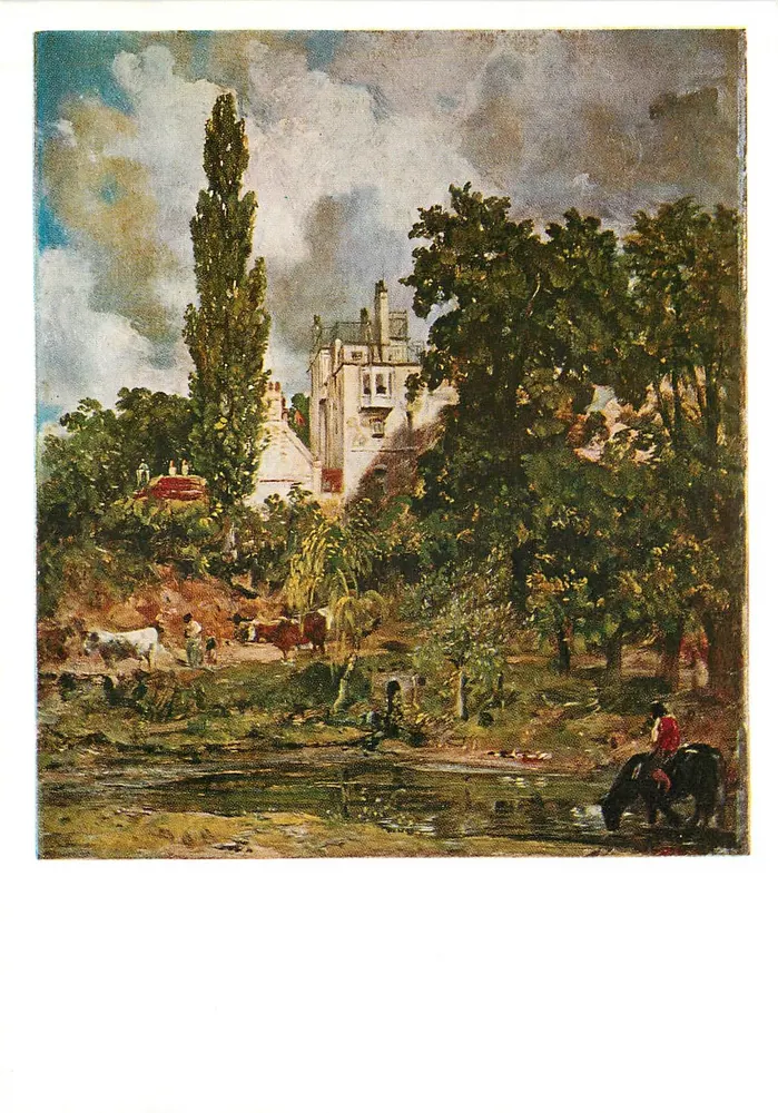 The Grove, oder Admiral's House, Hampstead — Gemälde von John Constable — Verleger Balding + Mansell - Vorderseite