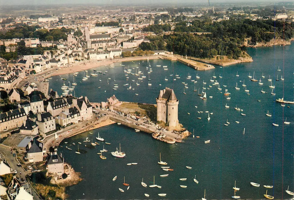 Saint-Servan - Saint-Malo (I.-et-V.) — Vista geral do Porto e da Cidade — Editions JOS - Frente