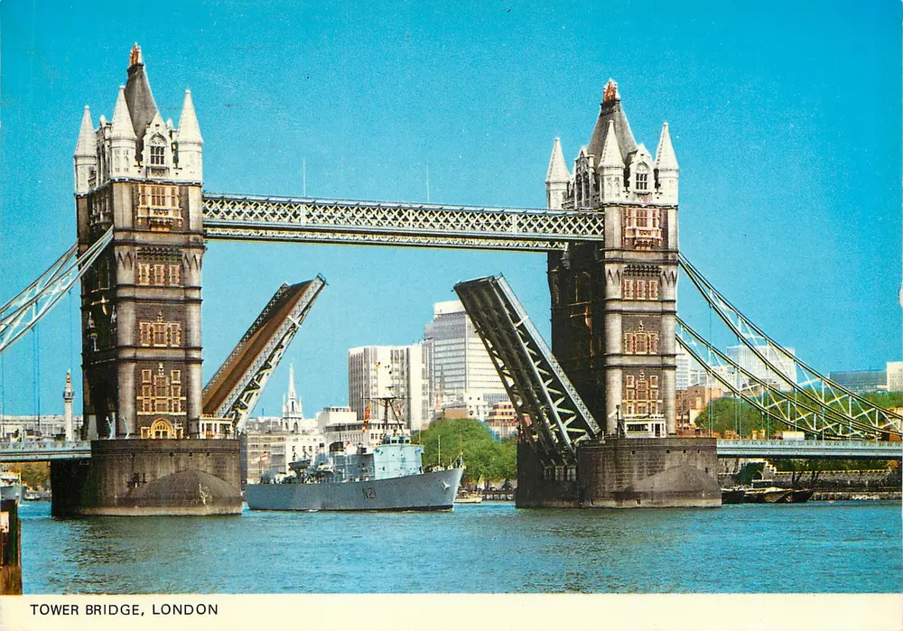 Tower Bridge, Londres — abertura em 1894 — PhotoMaster International, PT9993 - Frente