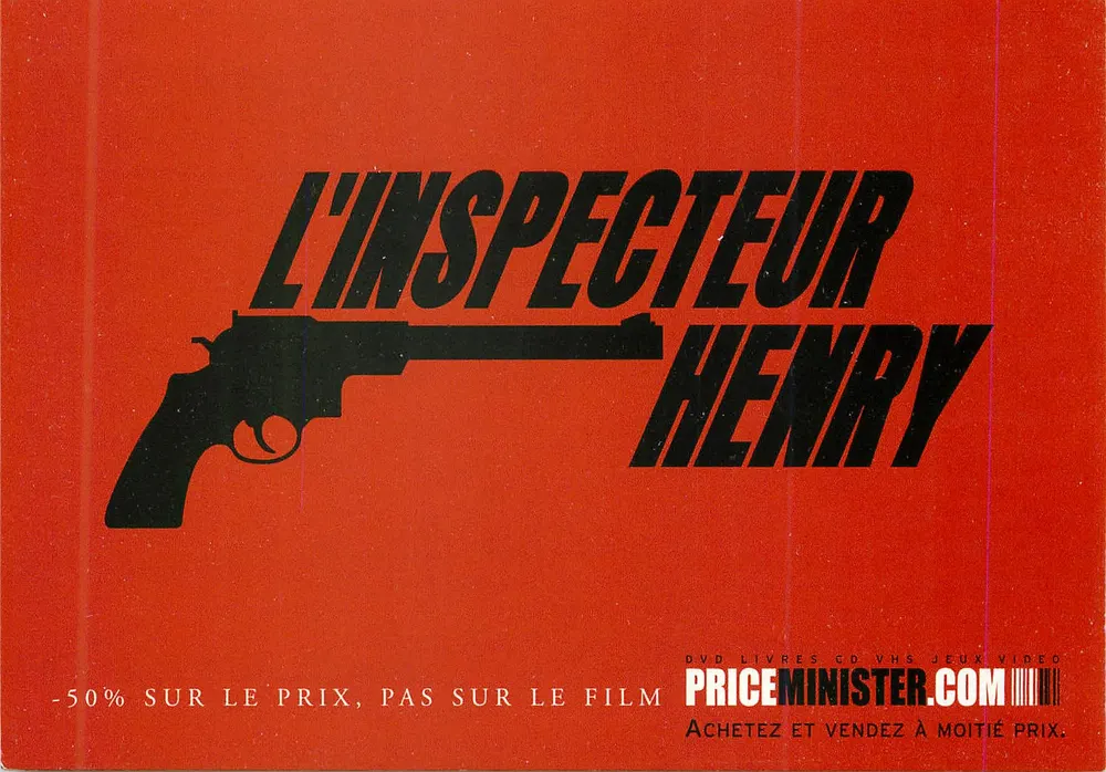 Inspector Henry — Werbung für PriceMinister.com — Verlag PriceMinister.com - Vorderseite