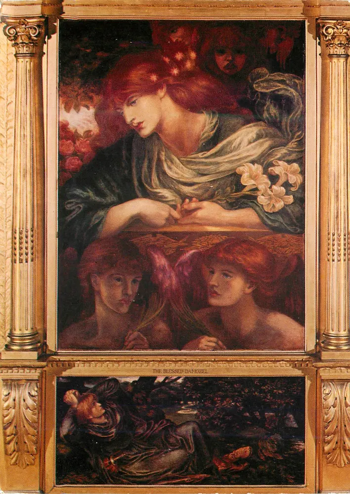 Die glückliche Dame — Dante Gabriel Rossetti (1828-1882) — Verlag L. Däbritz - Vorderseite