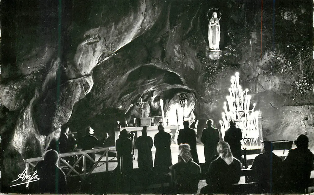 Grotte van Lourdes — Gebedsveiliging — Edities d'Anfa - Voorkant