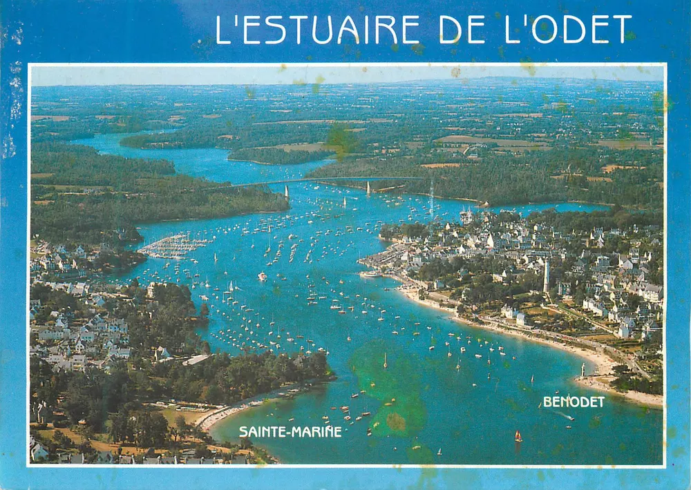 O ESTUÁRIO DO ODÉT — Sainte-Marine, Benodet — Éditions d'Art JACK - Frente