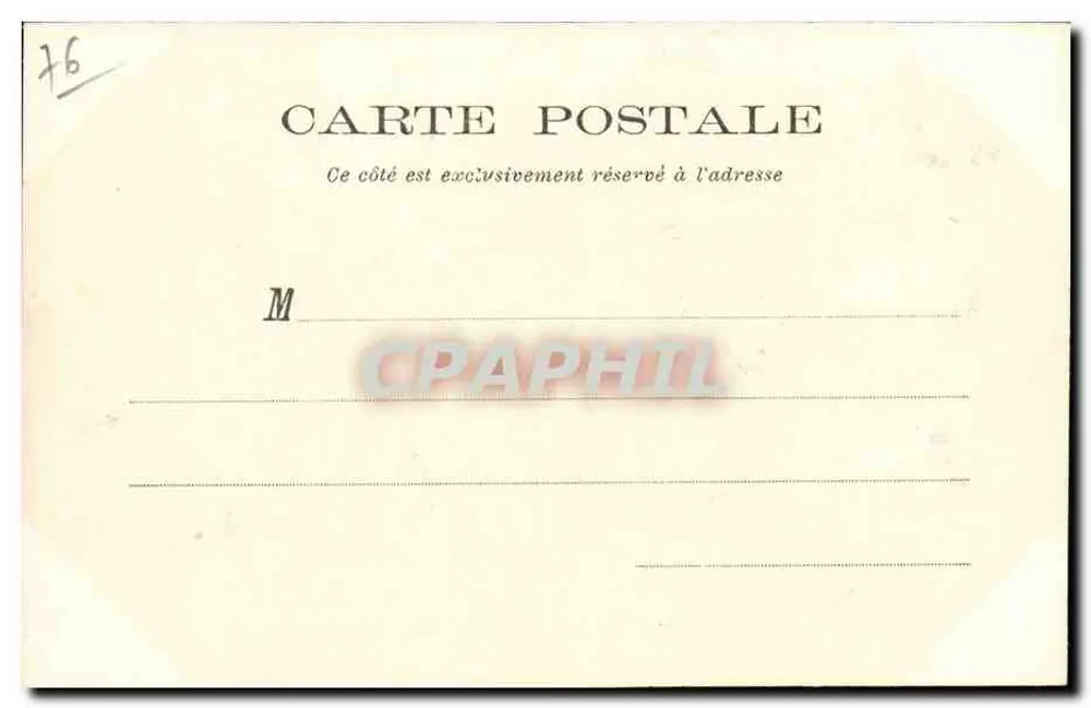 Dieppe — Le vieux Château (les mâchicoulis) — Vve Ed M. n° 96 - Verso