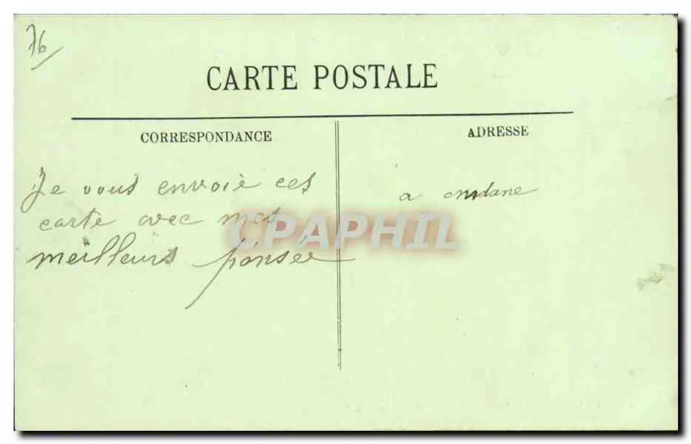 Rouen — Le Théâtre des Arts et le Cours Boieldieu — LL - Verso
